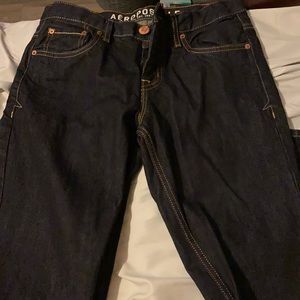 Men’s aeropostale black straight jeans
